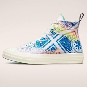 New Converse Chuck 70 Hi Pride Casual Shoes Rainbow W Sz10.5 M Sz 8.5